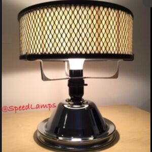 Modern Industrial Gearhead - Pair of Lamps